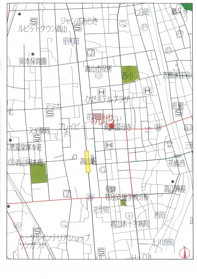 コーポラス初田203号室　案内図