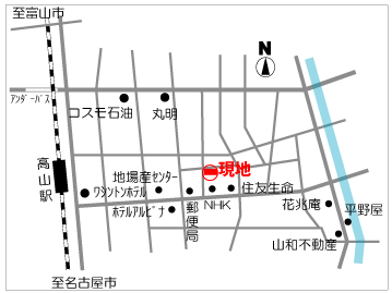 メゾンalice 2階2A号室　案内図